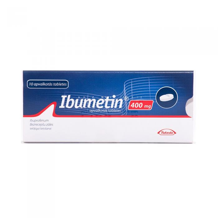Ibumetin400 mg apvalkotās tabletes  N10