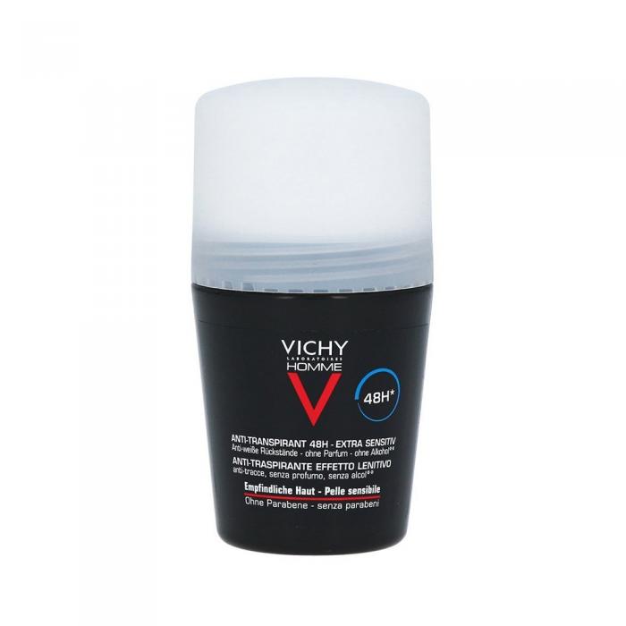 VICHY Homme Dezodorants-rullītis ar 48h iedarbību jutīgai ādai, 50 ml