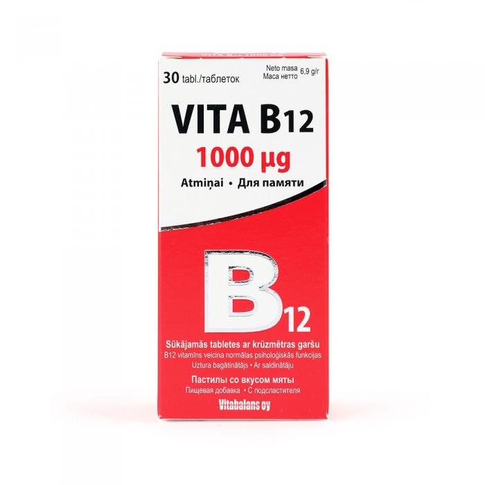 VITA B12 1000mcg tabletes N30   