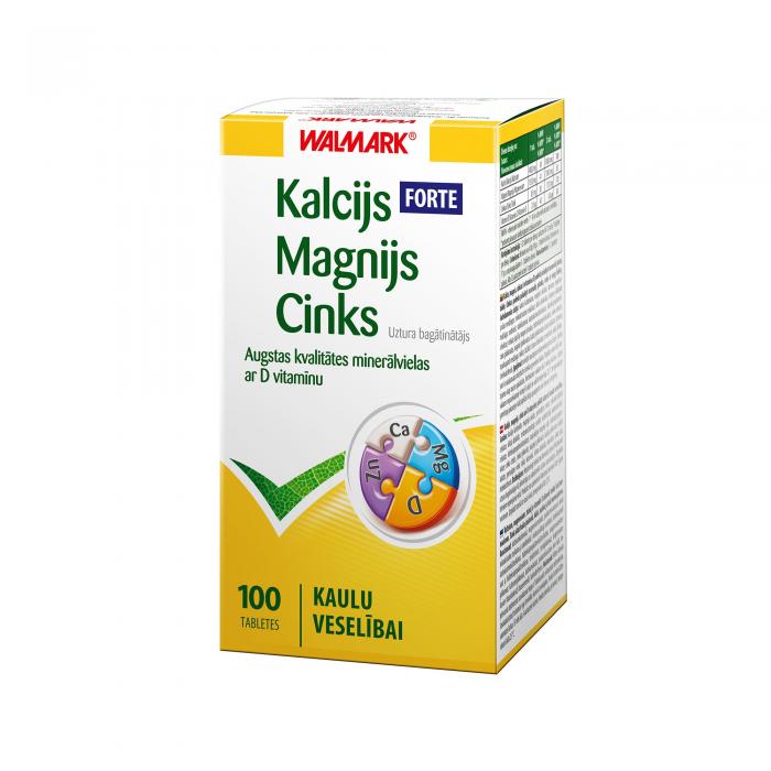 Kalcijs-Magnijs-Cinks FORTE tabletes N100