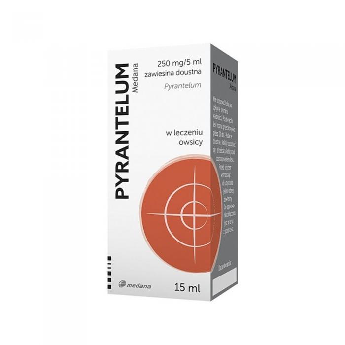PYRANTELUM MEDANA 50mg/ml suspensija 15 ml 