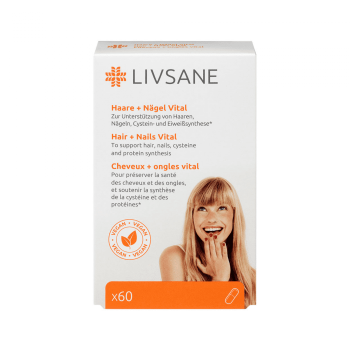 LIVSANE Hair + Nails Vital kapsulas N60