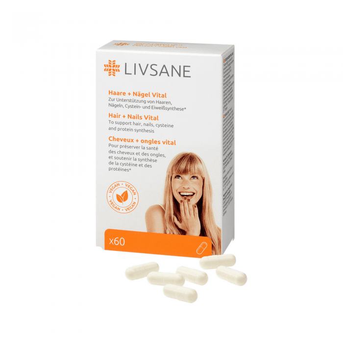 LIVSANE Hair + Nails Vital kapsulas N60