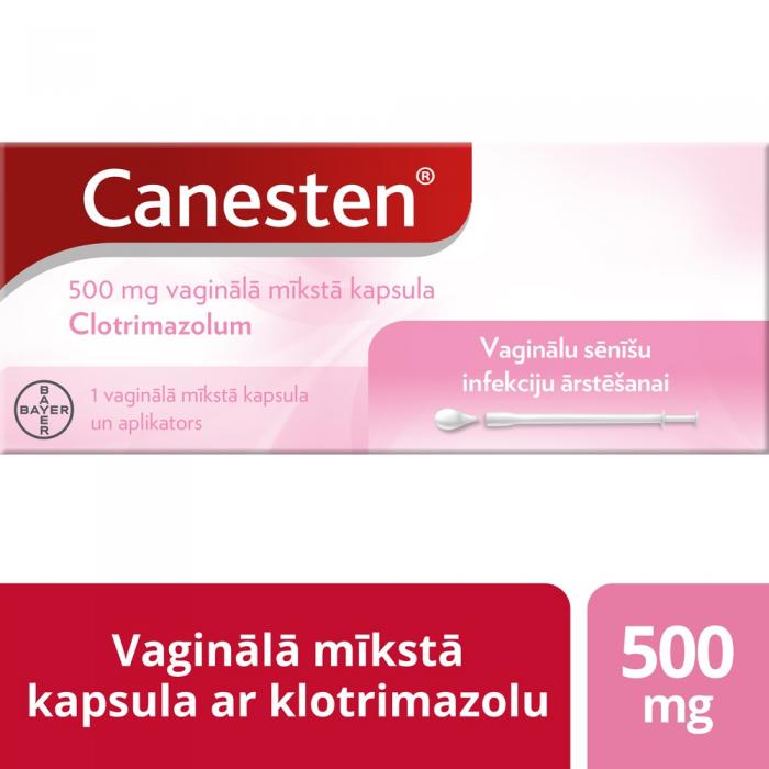  CANESTEN 500mg vaginālā mīkstā kapsula N1
