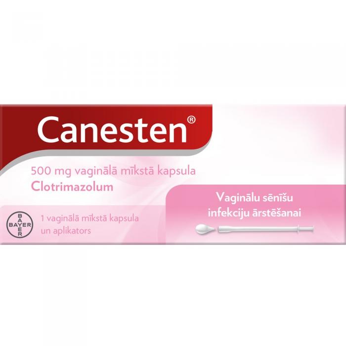  CANESTEN 500mg vaginālā mīkstā kapsula N1