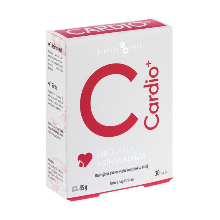 FORMULA VITALE Cardio+ tabletes N30