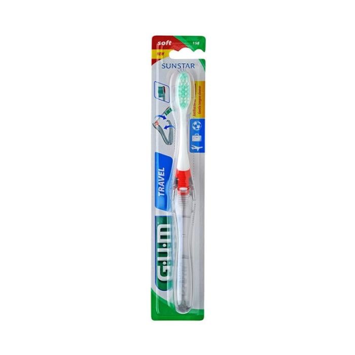 GUM Travel Soft ceļojumu zobu birste