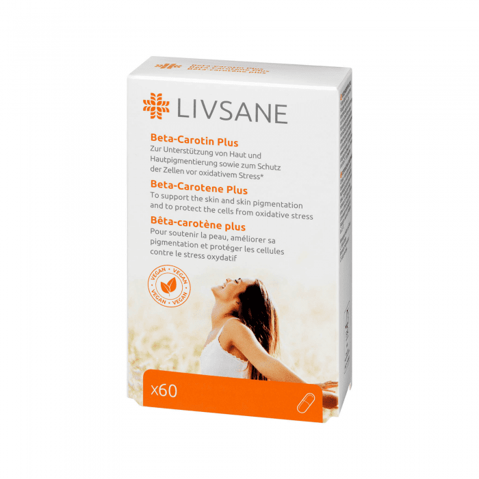 LIVSANE Beta-karotīns Plus kapsulas N60