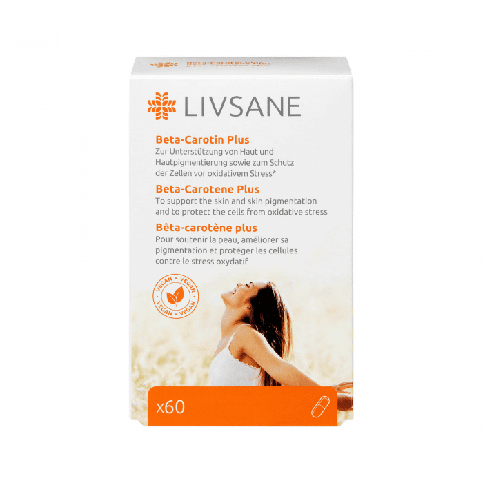 LIVSANE Beta-karotīns Plus kapsulas N60