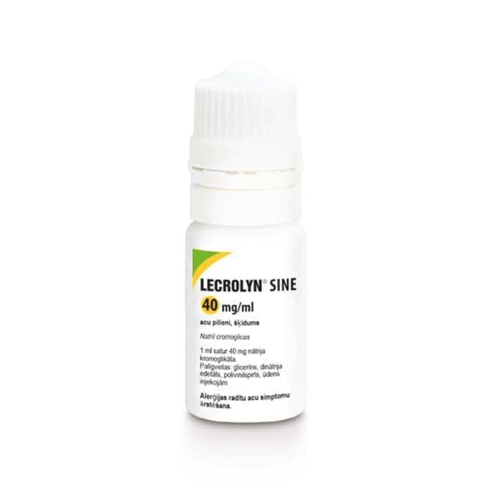 Lecrolyn sine 40 mg/ml bezkonservantu acu pilieni 10 ml 