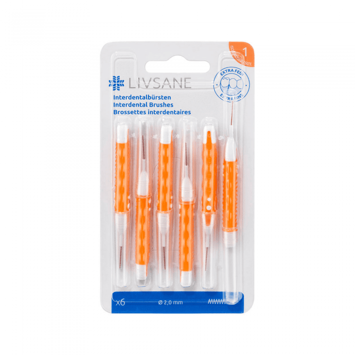 LIVSANE starpzobu birste Extra fine 0,4-2,0 mm N6