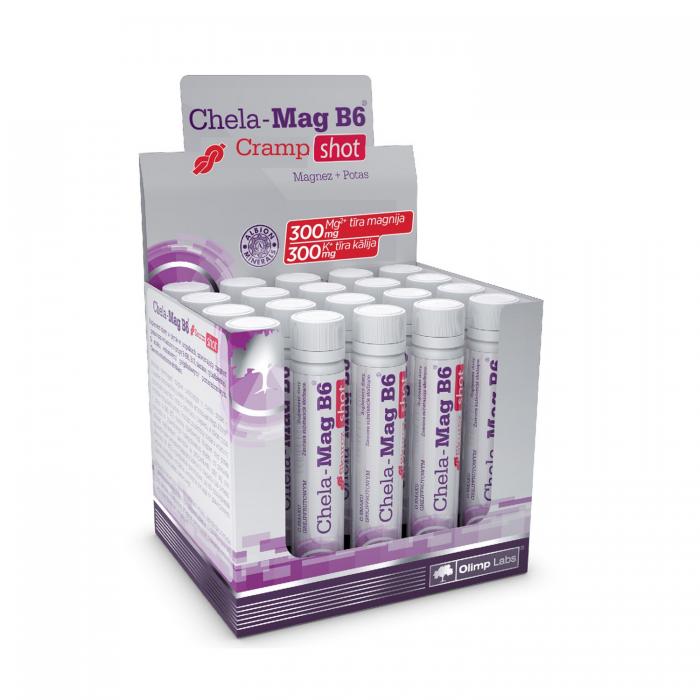 OLIMPLABS Chela-Mag B6 shot greipfrūtu ampulas N20   