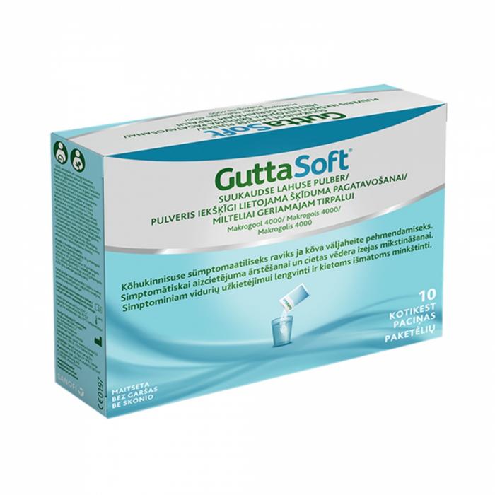 GUTTASOFT pulveris iekšķīgi lietojama šķīduma pagatavošanai N10