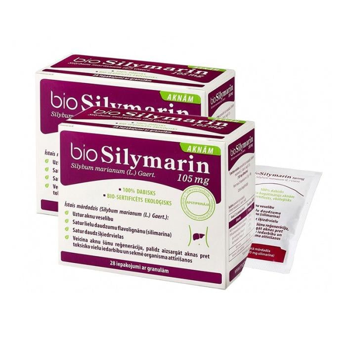 BIOSILYMARIN 105mg granulas N28 1+1 komplekts 