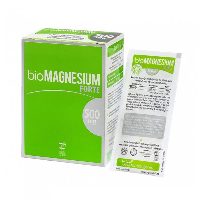 BIOMAGNESIUM Forte 500mg pulveris N20 
