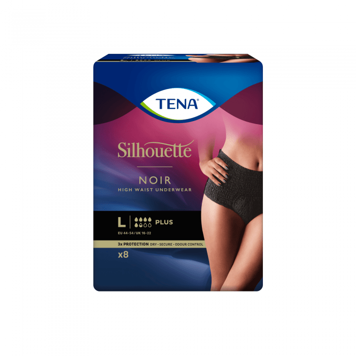 TENA Silhouette Noir Plus biksītes L N8