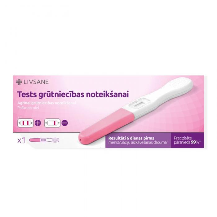 LIVSANE Early grūtniecības tests N1 