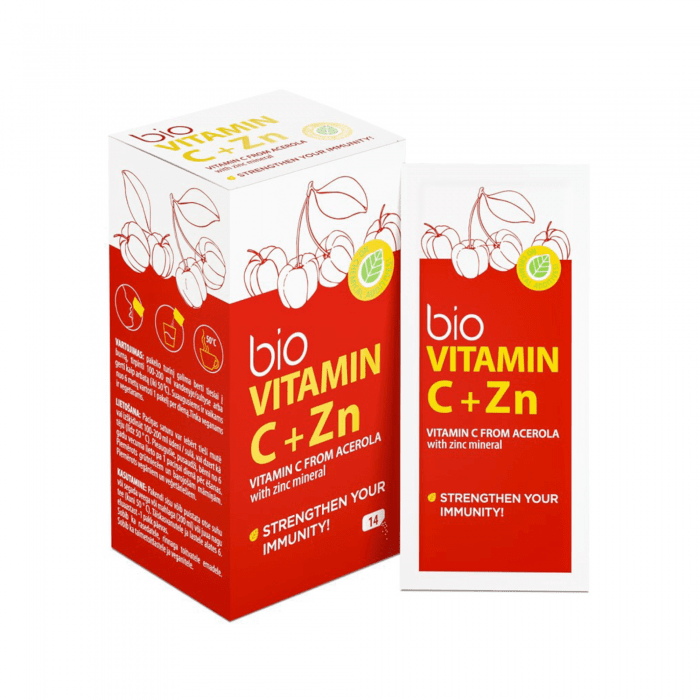 VITAMIN C+Zn pulveris N14 