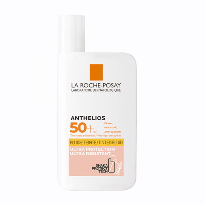 LA ROCHE-POSAY Anthelios Invisible Fluid SPF50+ Tinted vieglas konsistences saules aizsargemulsija ar toni 50 ml