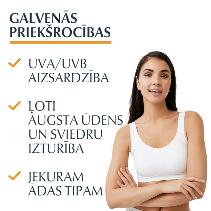 EUCERIN Sun Oil Control SPF 50+ želejveida sauļošanās krēms 200 ml