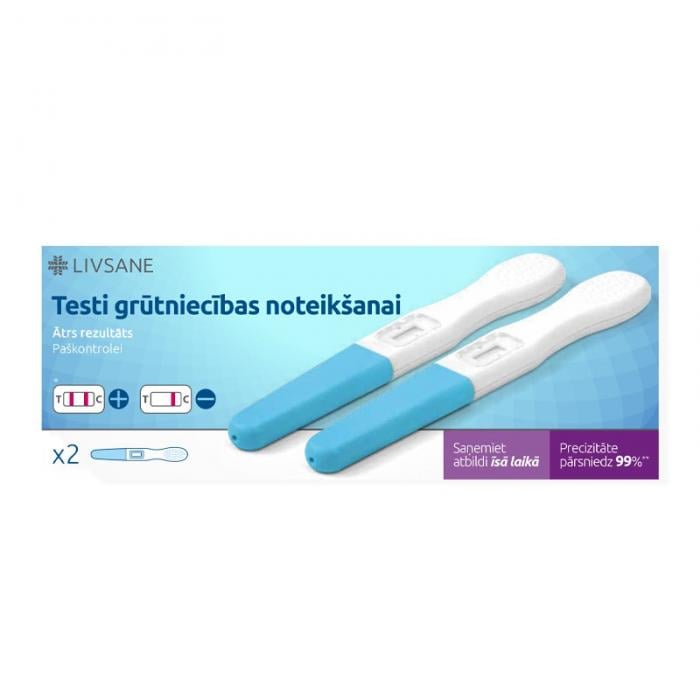 LIVSANE ātrais grūtniecības tests N2 