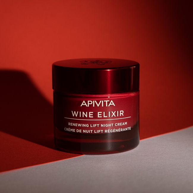 APIVITA Wine Elixir Night atjaunojošs liftinga nakts krēms 50 ml