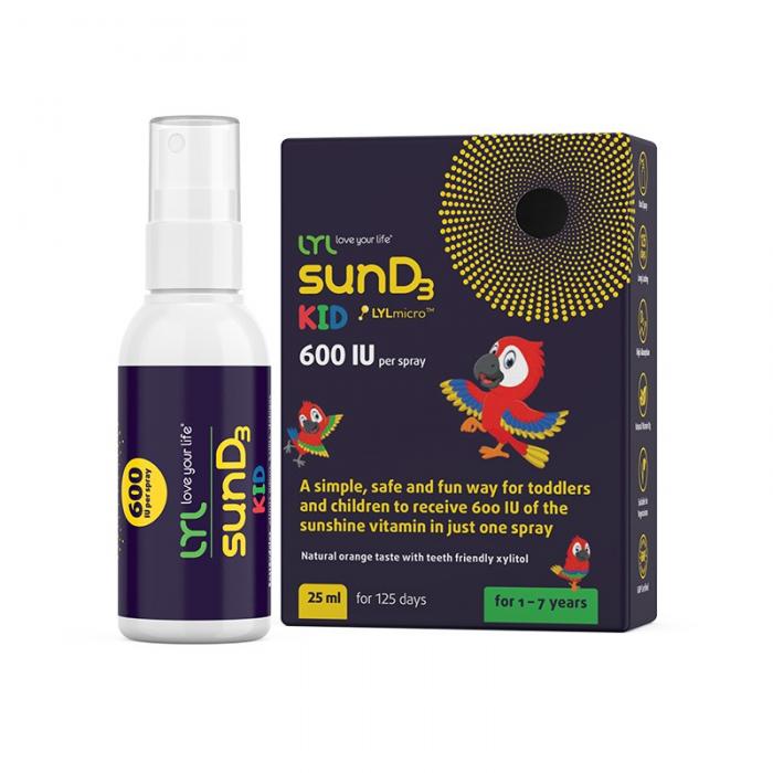 LYLsunD3 KID, sprejs, 25 ml