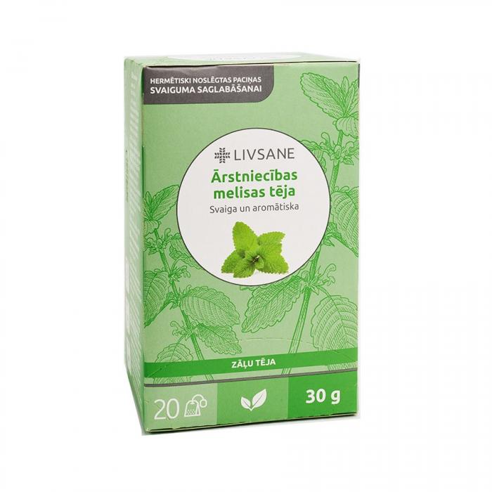 LIVSANE tēja ārstniecības melisas 1.5g N20