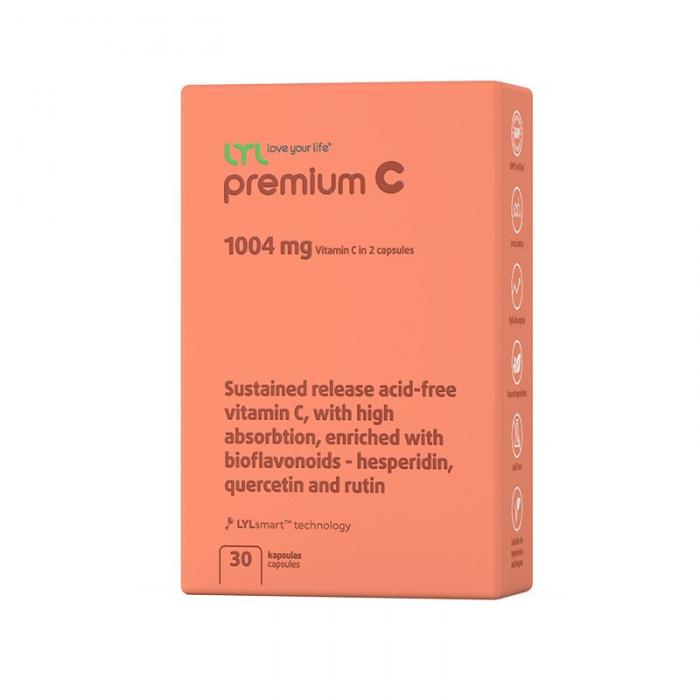 LYL premium C, kapsulas, N30