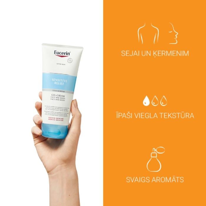 EUCERIN After sun sensitive relief gēlveida krēms pēc sauļošanās 200 ml