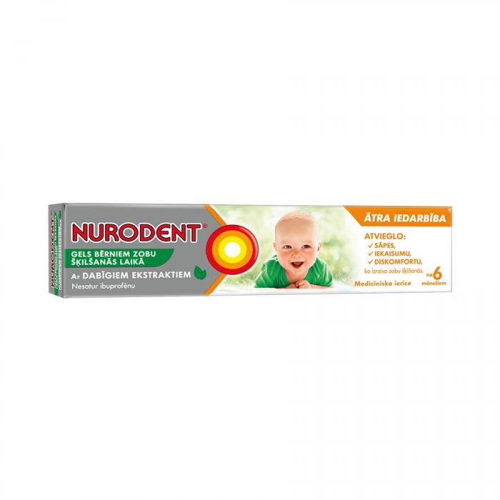 NURODENT pretsāpju gels smaganām 15 ml