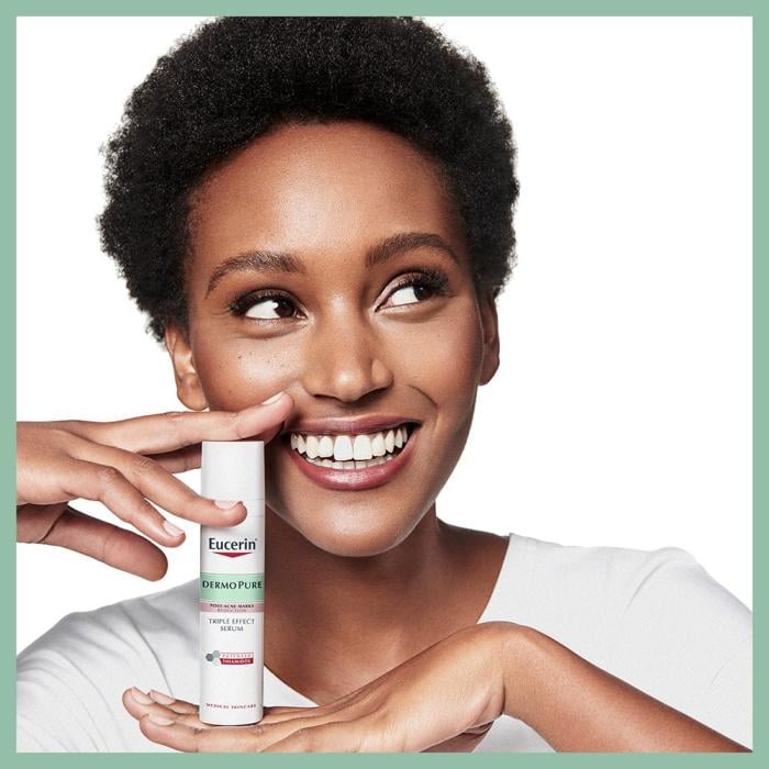 EUCERIN DermoPure Triple Effect Serum ādas toņa izmaiņu samazināšanai pēc aknes, 40 ml