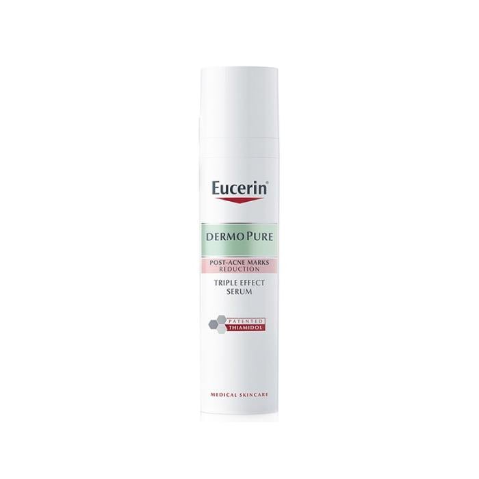 EUCERIN DermoPure Triple Effect Serum ādas toņa izmaiņu samazināšanai pēc aknes, 40 ml