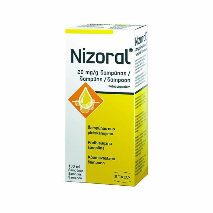 NIZORAL 20mg/g šampūns 100 ml
