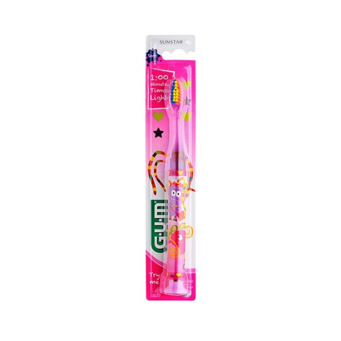 GUM Monster Light Up zobu birste mirgojoša 5-9 gadiem