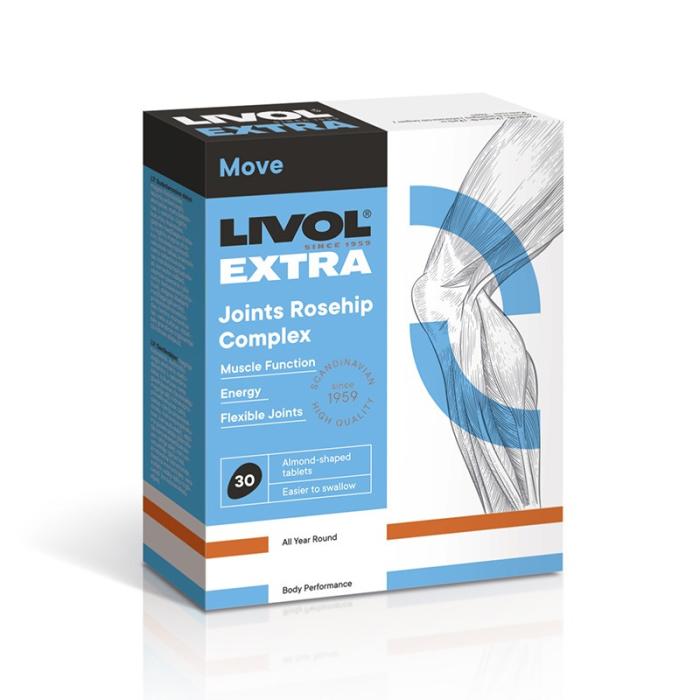 LIVOL EXTRA Joints Rosehip Complex tabletes N30