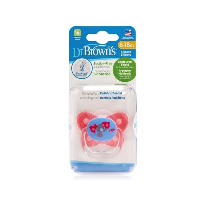 DR.BROWNS PreVent SI 6-18 mēn., māneklītis rozā 