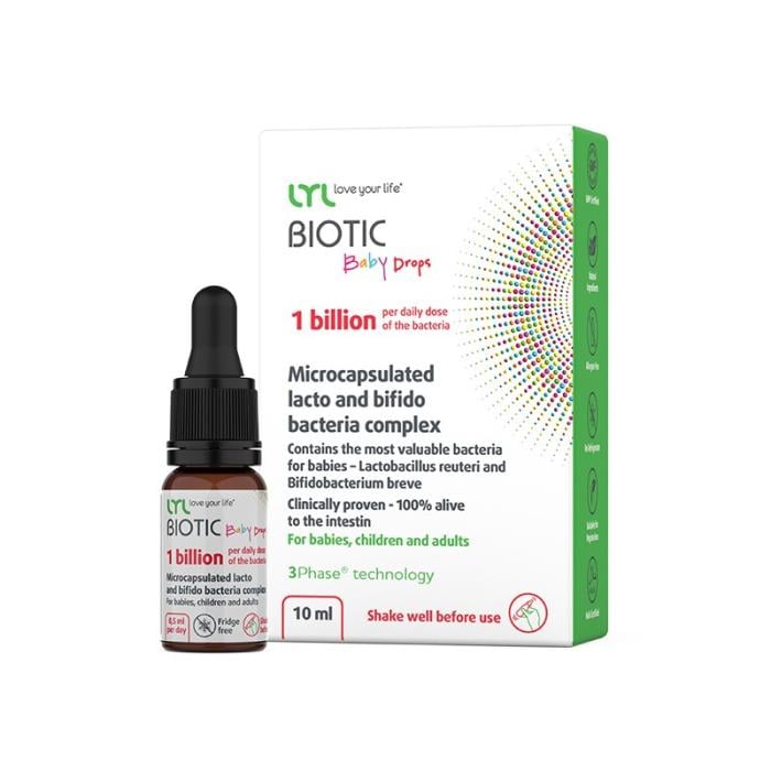 LYLBIOTIC Baby Drops, pilieni, 10 ml