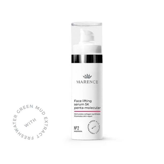 MARENCE Sejas liftinga serums 5K pentamolekulārs, 30ml