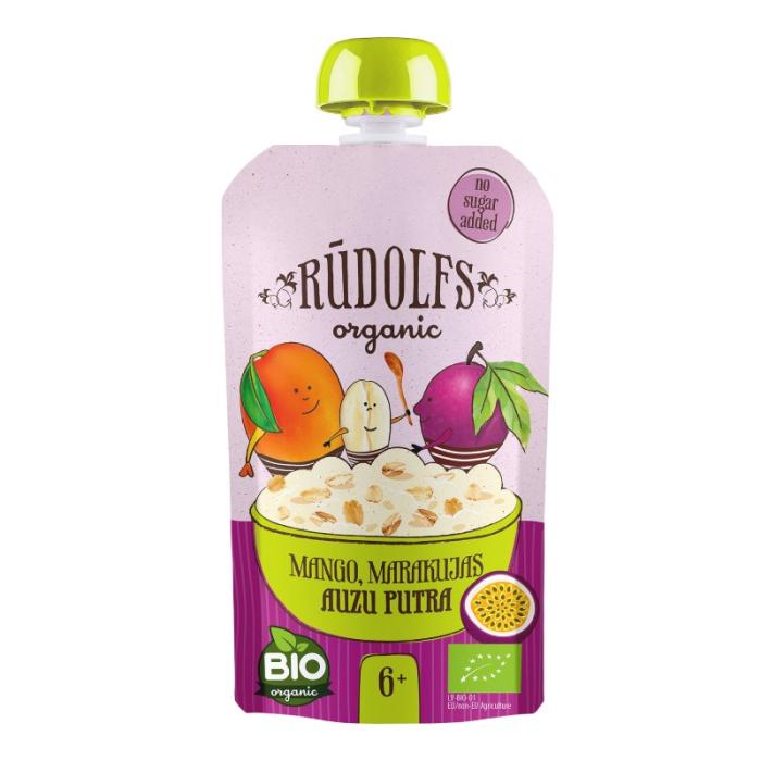 Rūdolfs BIO Mango, marakujas auzu putra  DP 6+ 110g