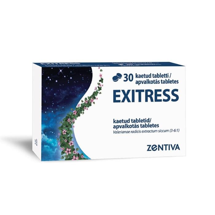 Exitress 445mg apvalkotās tabletes N30