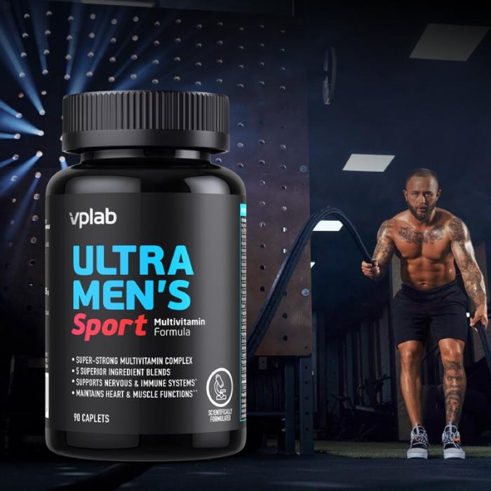 VPLAB Ultra Mens Sport Multivitamin Formula kapletes N90