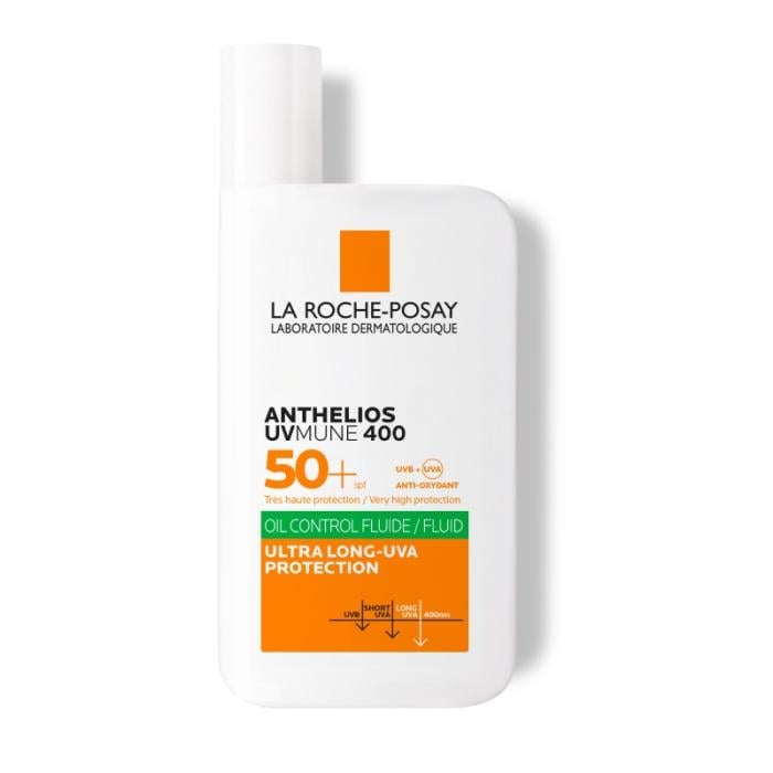 LA ROCHE-POSAY Anthelios UVMune 400 saules aizsargfluīds taukanai/kombinētai ādai SPF50+ 50ml