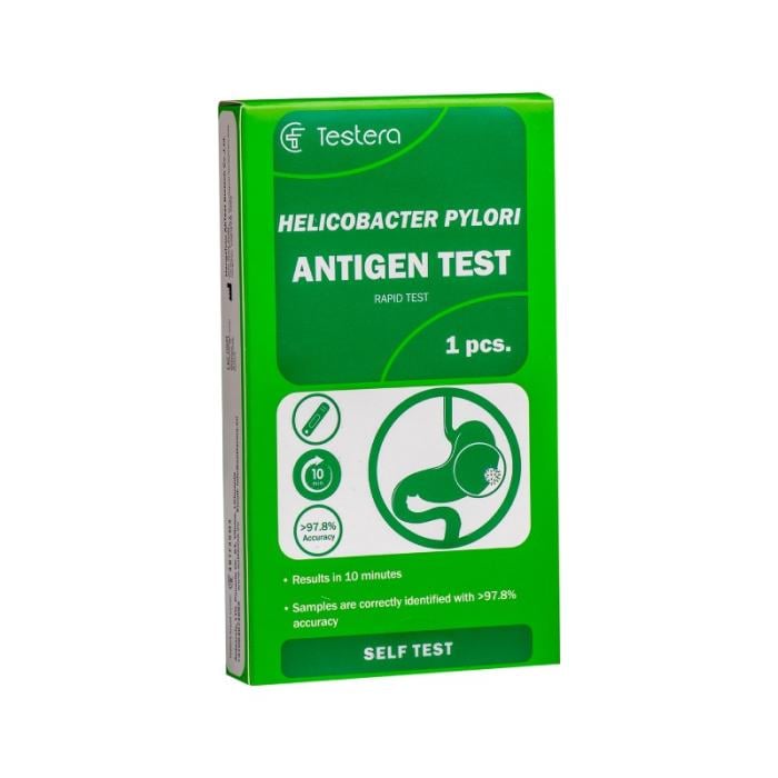 TESTERA Helicobacter Pylori antigēna noteikšanas tests N1