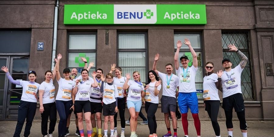 BENU Aptieka un Tamro komanda aizvada startus visās Rimi Rīgas maratona distancēs!