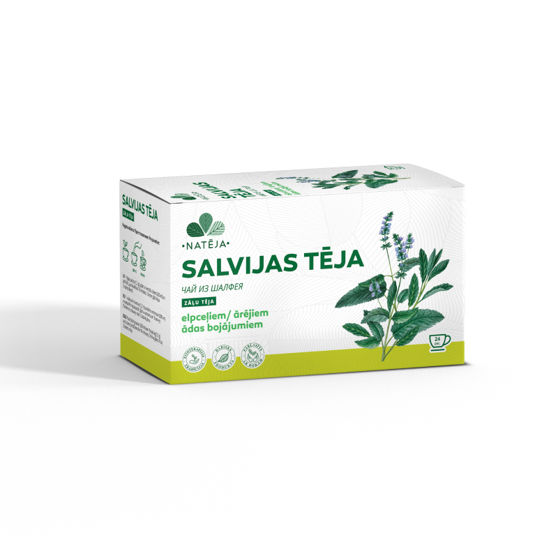 Natēja Salvijas lapas, 24 paciņas