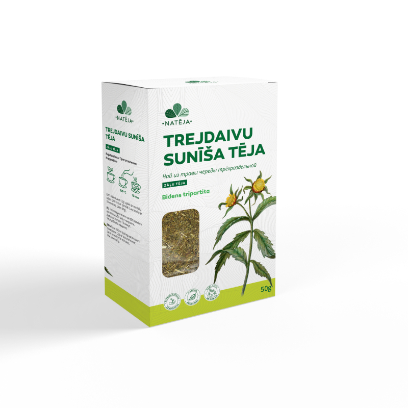 Natēja Trejdaivu Sunīša laksti tēja, 50 g