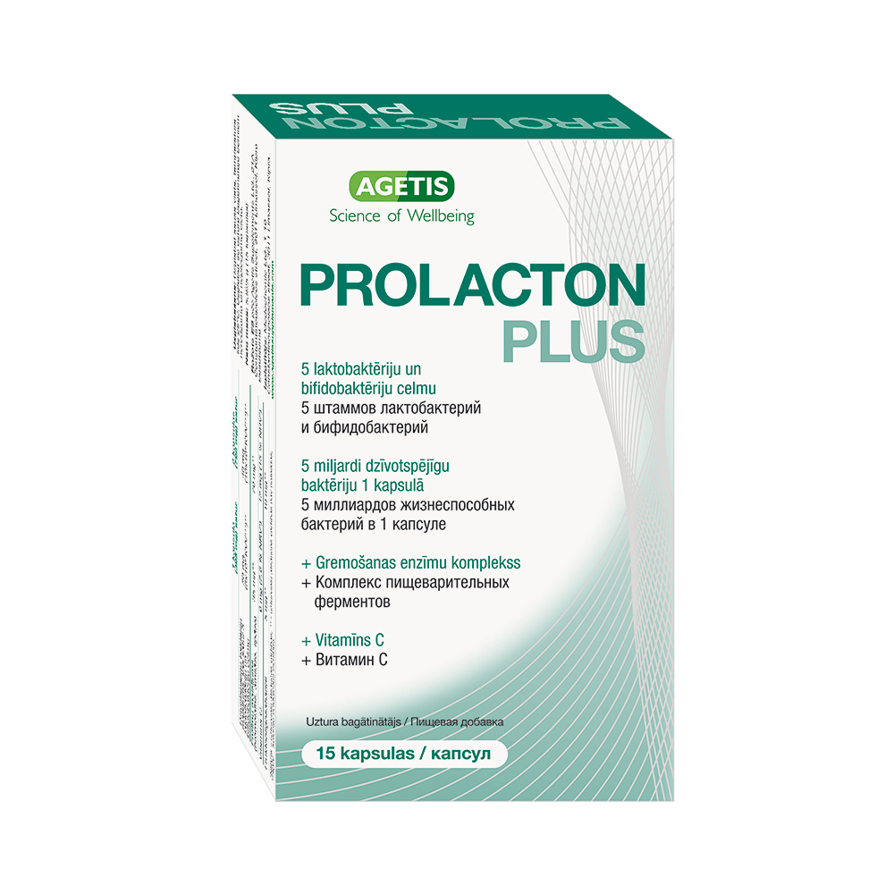 Agetis Prolacton Plus, 15 kapsulas