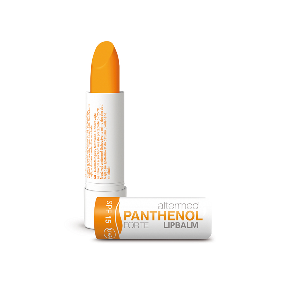 ALTERMED lūpu balzams PANTHENOL FORTE, SPF 15, 5 ml