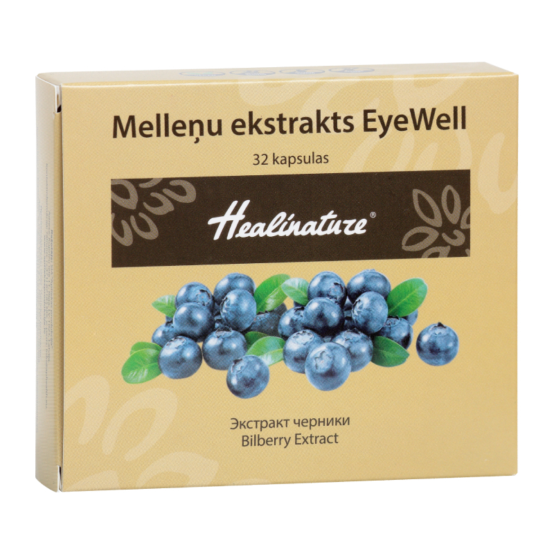 AP Healinature Melleņu ekstrakts EyeWell, kapsulas, 32gab